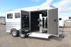 New '25 Featherlite NEW 2025 Featherlite 9400 2 Horse Trailer- Premier Tack-7'6" Tall- Lined & Insulated Tack Room