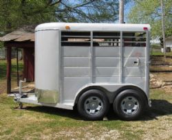 New '26 Calico ON ORDER! 10 Ft Bumper Pull Stock Trailer