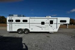 Used '08 Trails West 3 Horse Trailer with 8' Short Wall