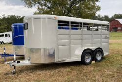 New '26 Calico ON ORDER! 16 Ft Bumper Pull Stock Trailer