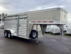 New '25 Featherlite Price Reduced $800 8127 Perfect Fit Stock - Western Pkg-Center Gate W/ Slider  Extra wide escape doo