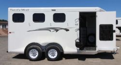 New '25 Trails West 2025 Trails West Adventure MX II 3 Horse Trailer-Price Drop $400- Swing Out Saddle Rack-7'0" T