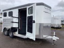 New '25 Trails West Sierra 2H- 7'W,7'T-Broom Closet-Swing Out Saddle Rack- Convenience Package