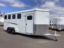 New '26 Thuro-Bilt Liberty 7'6" Tall-4 Horse Trailer-Telescoping Padded Dividers-Extra Divider Catch- Water Tank