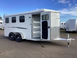 New '26 Thuro-Bilt Renegade 3 Horse Trailer--7' Tall- Extra Divider Catch- 1' Added Length-Swing Out Saddle Rack