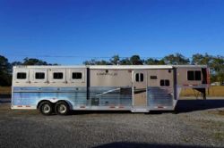 Used '13 Lakota CHARGER 4 Horse Trailer with 11' Short Wall