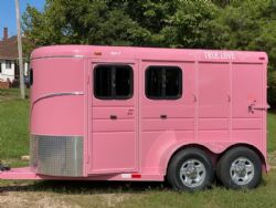 New '26 Calico 2 Horse Slant PINK!