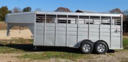 New '26 Calico INSTOCK! 20 Ft Gooseneck Stock Trailer