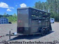 New '27 Valley 2 Horse 2800 Economy 7'6 with Mats & Black Trim